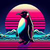 Panda und Pinguin