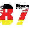 87 Numéro Allemagne Jersey