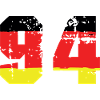 94 Number Germany Jersey