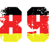 89 Numéro Allemagne Jersey