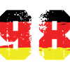 98 Numéro Allemagne Jersey