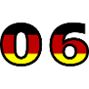 6 Numéro Allemagne Jersey