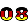 8 Numéro Allemagne Jersey