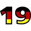 19 Numéro Allemagne Jersey