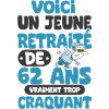 jeune retraité de 62 ans