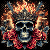 Burning Skull