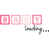 Baby loading… Aufdruck