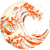 Stylized Hokusai Wave