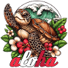 Aloha Schildkröte Hawaii Geschenk