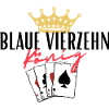 Blaue Vierzehn König