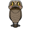 Daytime Sleeper Bird Kawaii Emoticon