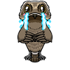 Daytime Sleeper Bird Kawaii Emoticon
