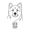 Maman au trait - Akita