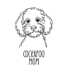 Line Art Mom - Cockapoo