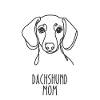 Line Art Mom - Dachshund