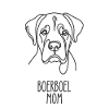 Line Art Mom - Boerboel