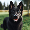 Black German Shepherd