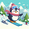 ski penguin