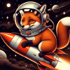 Fox on the rocket