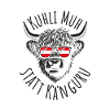 Stilvolle Kuh-Ikone mit Sonnenbrille