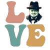 LOVE Winston Churchill British