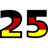 25 Number Germany Jersey
