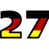27 Numéro Allemagne Jersey