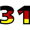 31 Numéro Allemagne Jersey