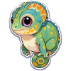 Caméléon mignon
