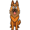 Expression intense d’un Tervuren belge