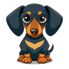 Cute Cartoon Dachshund Puppy shirt