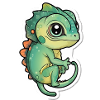 Caméléon mignon