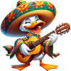 Cinco de Mayo Duck Guitarist