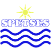Spetses Island Sun and Wave Emblem