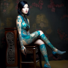 Portrait Woman 05 Tattoo