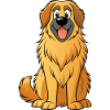 Gentle Leonberger: Digital Art Print