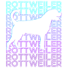Rottweiler Dog Retro