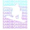 Sandboard Sandboarder Retro