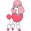 Elegant Poodle Strutting: Digital Art