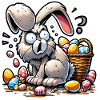 Easter Bunny Stressed