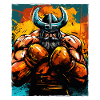 Viking boxer fighter Odin