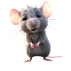 Råtta, söt mus, gnagare, dvärgmus, små råttor