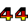44 Numéro Allemagne Jersey