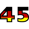 Maillot Allemagne numéro 45