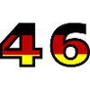 46 Numéro Allemagne Jersey