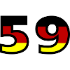 59 Numéro Allemagne Jersey