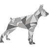GEOMETRIC DOBERMAN