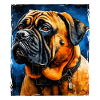 Mastiff Dog Portrait