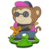 Monkey Musician Guitar Music