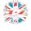 Rower with British flag
